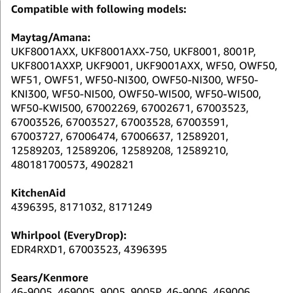 3 Pack Replacement Refrigerator Water Filter - Picture 3 of 4